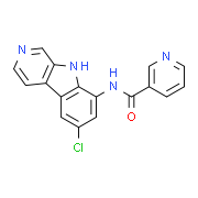 N-(6-Chloro-9H-pyrido[3,4-b]indol-8-yl)-3-pyridinecarboxamide