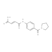 (E)-4-Oxo-4-[4-(1-pyrrolidinylcarbonyl)anilino]-2-butenoic acid