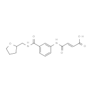 (E)-4-Oxo-4-(3-{[(tetrahydro-2-furanylmethyl)-amino]carbonyl}anilino)-2-butenoic acid