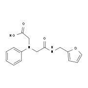 [{2-Oxo-2-[(2-thienylmethyl)amino]ethyl}(phenyl)-amino]acetic acid