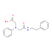 [{2-Oxo-2-[(2-phenylethyl)amino]ethyl}(phenyl)-amino]acetic acid