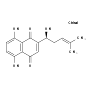 紫草素；左旋紫草素