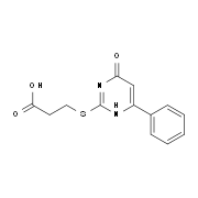 3-(4-Oxo-6-phenyl-1,4-dihydro-pyrimidin-2-ylsulfanyl)-propionic acid