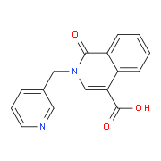 1-Oxo-2-(3-pyridinylmethyl)-1,2-dihydro-4-isoquinolinecarboxylic acid