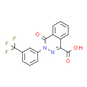 4-Oxo-3-[3-(trifluoromethyl)phenyl]-3,4-dihydro-1-phthalazinecarboxylic acid