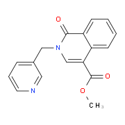 Methyl 1-oxo-2-(3-pyridinylmethyl)-1,2-dihydro-4-isoquinolinecarboxylate