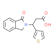 3-(1-Oxo-1,3-dihydro-2H-isoindol-2-yl)-3-(3-thienyl)propanoic acid