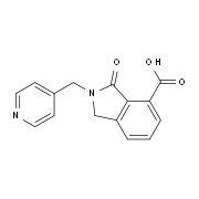 3-Oxo-2-pyridin-4-ylmethyl-2,3-dihydro-1H-isoindole-4-carboxylic acid