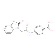 4-{[(2-Oxo-1,3-benzoxazol-3(2H)-yl)acetyl]-amino}benzoic acid