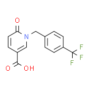 6-Oxo-1-[4-(trifluoromethyl)benzyl]-1,6-dihydro-3-pyridinecarboxylic acid