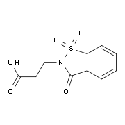 3-(1,1,3-Trioxo-1,3-dihydro-1lambda*6*-benzo[d]isothiazol-2-yl)-propionic acid