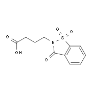 4-(1,1,3-Trioxo-1,3-dihydro-1lambda*6*-benzo[d]-isothiazol-2-yl)-butyric acid
