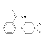 2-(1,1-Dioxo-1lambda~6~,4-thiazinan-4-yl)benzenecarboxylic acid