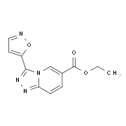 Ethyl 3-isoxazol-5-yl[1,2,4]triazolo[4,3-a]-pyridine-6-carboxylate