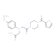 [{2-[4-(2-Furoyl)piperazin-1-yl]-2-oxoethyl}-(4-methoxyphenyl)amino]acetic acid