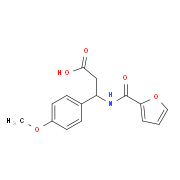 3-[(Furan-2-carbonyl)-amino]-3-(4-methoxy-phenyl)-propionic acid