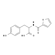 2-[(Furan-2-carbonyl)-amino]-3-(4-hydroxy-phenyl)-propionic acid