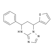 7-Furan-2-yl-5-phenyl-4,5,6,7-tetrahydro-[1,2,4]triazolo[1,5-a]pyrimidine