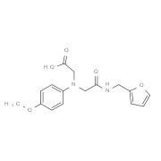 [{2-[(2-Furylmethyl)amino]-2-oxoethyl}-(4-methoxyphenyl)amino]acetic acid