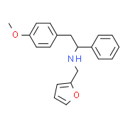 Furan-2-ylmethyl-[2-(4-methoxy-phenyl)-1-phenyl-ethyl]-amine