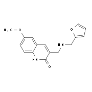 3-{[(Furan-2-ylmethyl)-amino]-methyl}-6-methoxy-1H-quinolin-2-one