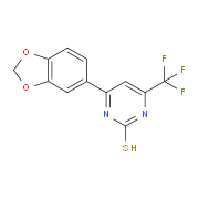 4-(1,3-Benzodioxol-5-yl)-6-(trifluoromethyl)-pyrimidine-2-thiol