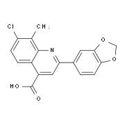 2-(1,3-Benzodioxol-5-yl)-7-chloro-8-methylquinoline-4-carboxylic acid