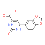 6-(1,3-Benzodioxol-5-yl)-2-oxo-1,2,3,6-tetrahydro-4-pyrimidinecarboxylic acid