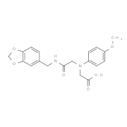 [{2-[(1,3-Benzodioxol-5-ylmethyl)amino]-2-oxoethyl}(4-methoxyphenyl)amino]acetic acid