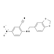 2-[(1,3-Benzodioxol-5-ylmethyl)amino]-5-nitrobenzonitrile