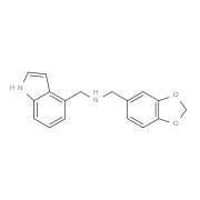 N-(1,3-Benzodioxol-5-ylmethyl)-N-(1H-indol-4-ylmethyl)amine