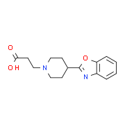 3-[4-(1,3-Benzoxazol-2-yl)piperidino]propanoicacid
