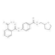 2-[(4-{[(Tetrahydro-2-furanylmethyl)amino]-carbonyl}anilino)carbonyl]benzoic acid