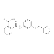 2-{[3-(Tetrahydro-2-furanylmethoxy)anilino]-carbonyl}benzoic acid