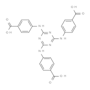 4,4',4''-((1,3,5-triazine-2,4,6-triyl)tris(azanediyl))tribenzoicacid