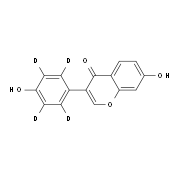 Daidzein-d4 (4-hydroxyphenyl-2,3,5,6-d4)