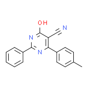 4-Hydroxy-6-(4-methylphenyl)-2-phenyl-5-pyrimidinecarbonitrile