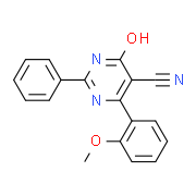 4-Hydroxy-6-(2-methoxyphenyl)-2-phenyl-5-pyrimidinecarbonitrile