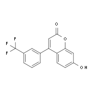 7-Hydroxy-4-(3-trifluoromethylphenyl)coumarin