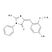 (5E)-5-(4-Hydroxy-2-methoxybenzylidene)-2-mercapto-3-phenyl-3,5-dihydro-4H-imidazol-4-one