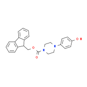9H-Fluoren-9-ylmethyl 4-(4-hydroxyphenyl)tetrahydro-1(2H)-pyrazinecarboxylate