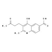 4-Hydroxy-2-methyl-3-(3-oxo-butyl)-quinoline-6-carboxylic acid