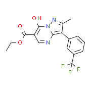 Ethyl 7-hydroxy-2-methyl-3-[3-(trifluoromethyl)phenyl]pyrazolo[1,5-a]pyrimidine-6-carboxylate