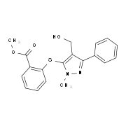 Methyl 2-{[4-(hydroxymethyl)-1-methyl-3-phenyl-1H-pyrazol-5-yl]sulfanyl}benzenecarboxylate