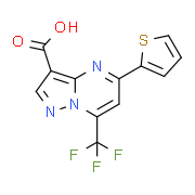 5-(2-Thienyl)-7-(trifluoromethyl)pyrazolo-[1,5-a]pyrimidine-3-carboxylic acid