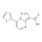 7-Thiophen-2-yl-pyrazolo[1,5-a]pyrimidine-3-carboxylic acid