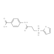 4-{[3-(Thien-2-ylsulfonyl)propanoyl]amino}-benzoic acid