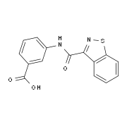 3-[(1,2-Benzisothiazol-3-ylcarbonyl)amino]-benzoic acid