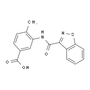 3-[(1,2-Benzisothiazol-3-ylcarbonyl)amino]-4-methylbenzoic acid