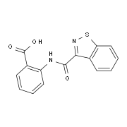 2-[(1,2-Benzisothiazol-3-ylcarbonyl)amino]-benzoic acid